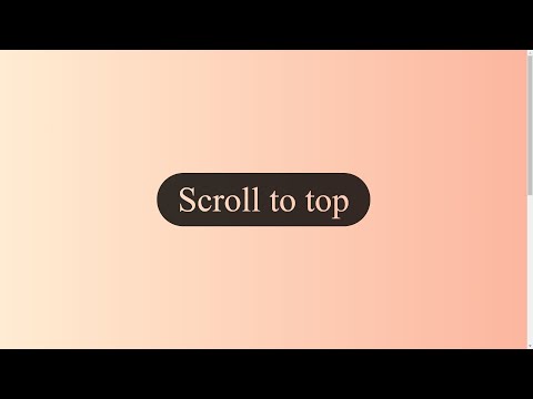Scroll to top button with tooltip