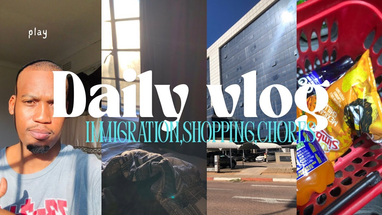 A DAY IN LIFE : Home chores, immigration, shopping | Motswana YouTuber🇧🇼