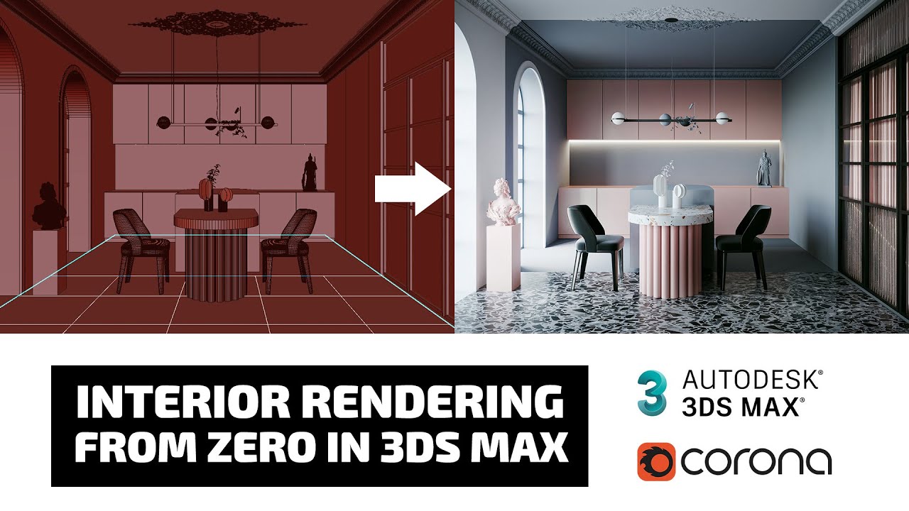 gys Ark vandfald 3d Max - Kitchen rendering tutorial [Modeling, Lighting, Materials] -  YouTube