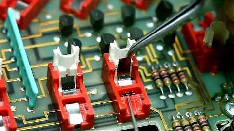 HP Test Equipment Repair - "STICKY BUTTONS"