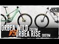 COMPARAMOS LA ORBEA WILD 2025 COLOR CUSTOM Y LA ORBEA RISE 2025 ONBIKE EDITION