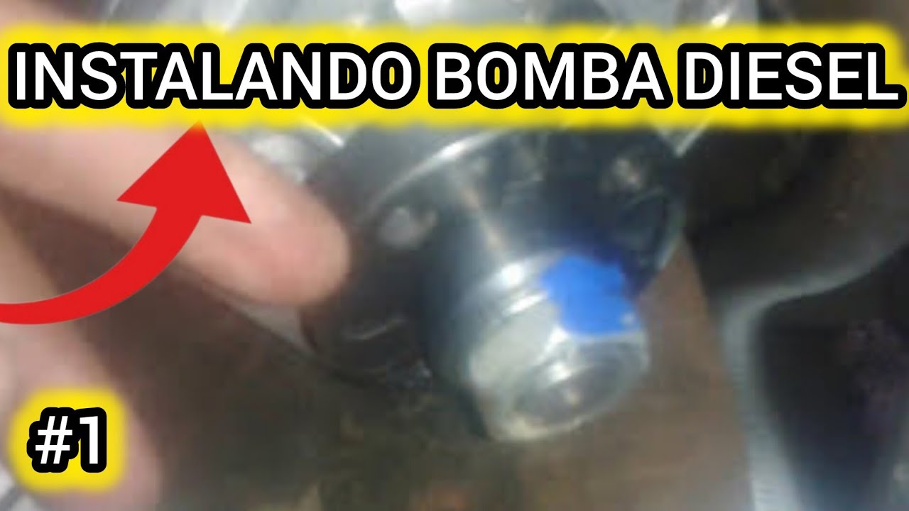 como instalar BOMBA de INYECCION DIESEL