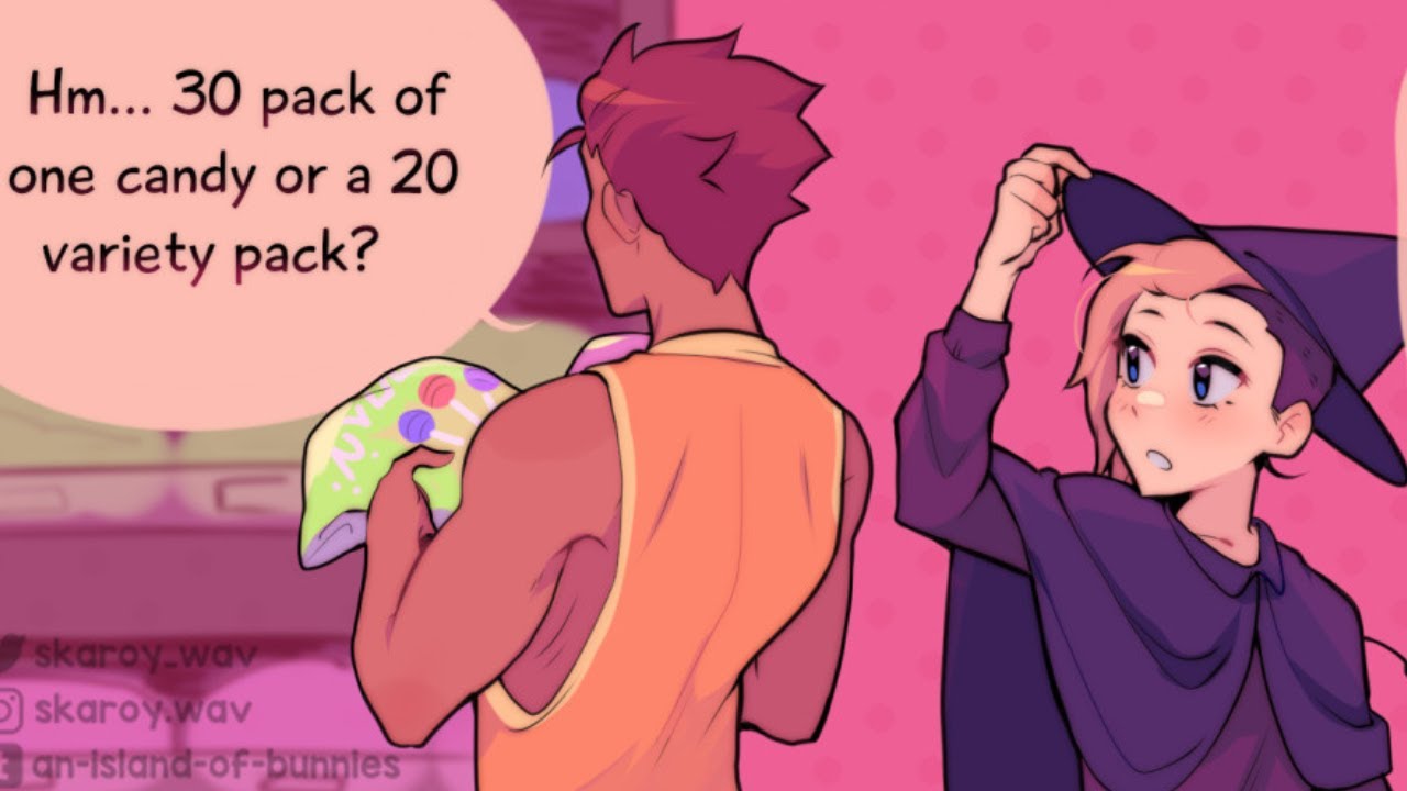 Halloween couple's shopping | 