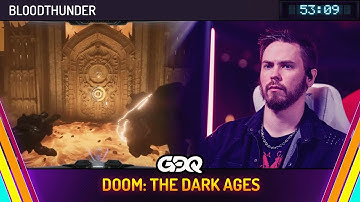 DOOM: The Dark Ages by BloodThunder  in 53:09 - Summer Games Done Quick 2025