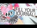Ideas For Your Art Journal: Collage Clusters