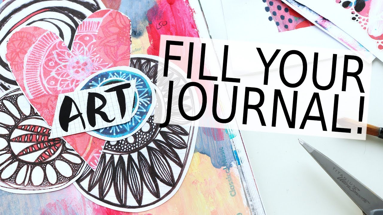 Ideas For Your Art Journal Collage Clusters YouTube