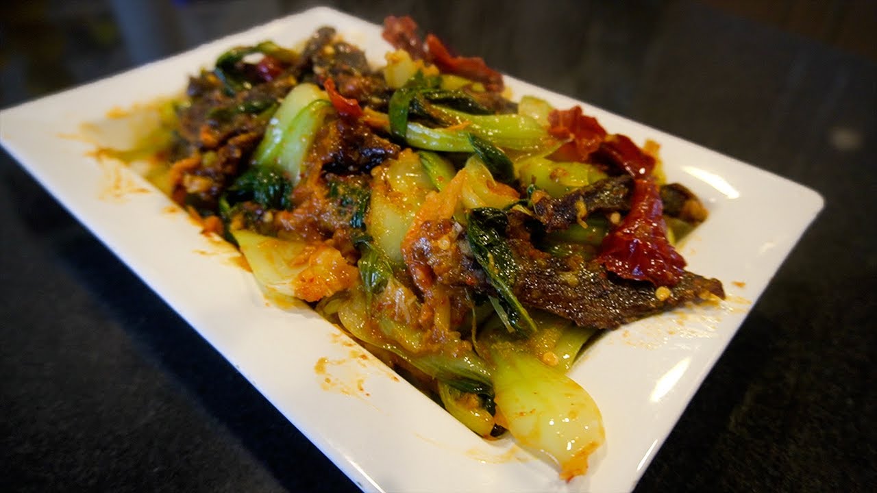 Nosha Pa Recipe| Bhutanese Food| Dried Beef Chili