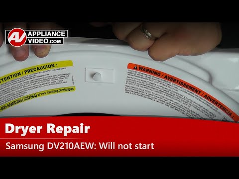 Samsung Dryer - Not starting -  Diagnostic & Repair - Door Switch assembly