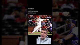 More XBH Than Strikeouts?  #MLB #AlbertPujols #baseball #MLBStats #shorts #trending #mlbhistory