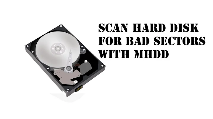 Hard drive Bad Sector Scan with MHDD (English)