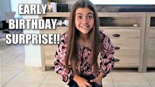 EMBERLYNN’S BIRTHDAY CAME EARLY | BIRTHDAY SURPRISE OPENING PRESENTS