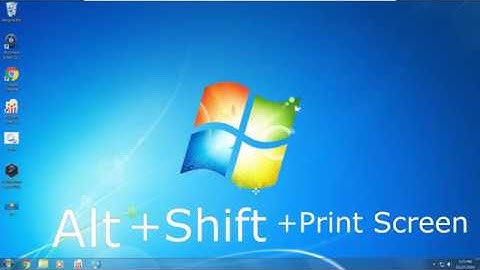 How to turn High Contrast on or off on Windows 7
