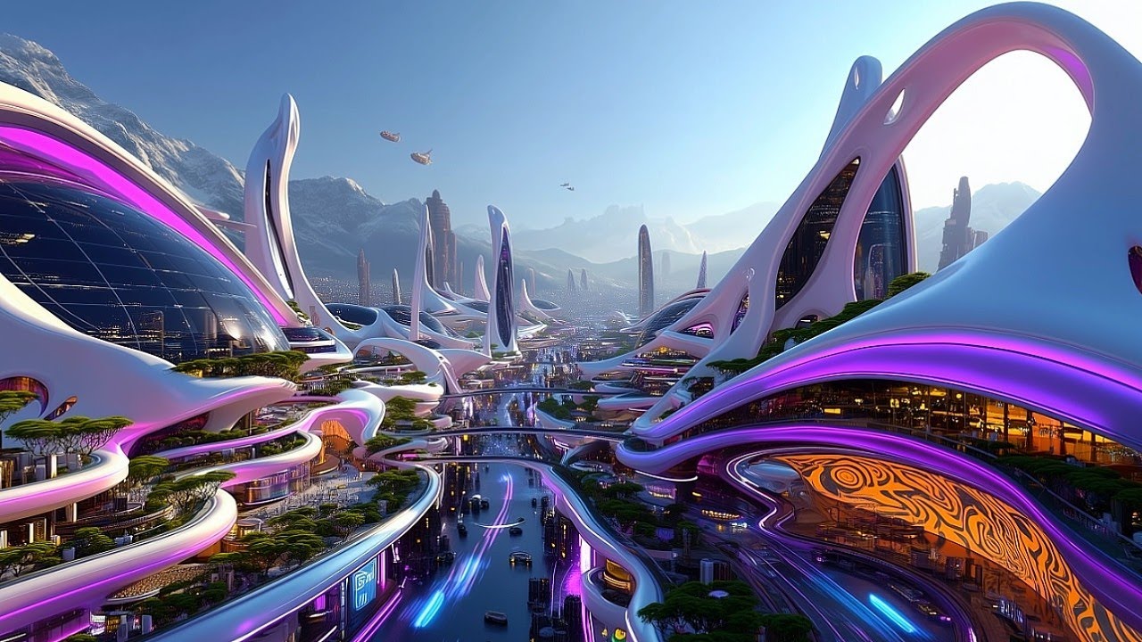 Next-Gen World 2050: Stunning Futuristic Architecture, Vehicles & AI Innovations | 4K