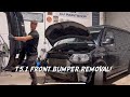 VW T5.1 front bumper removal / how to remove front bumper on Volkswagen transporter 