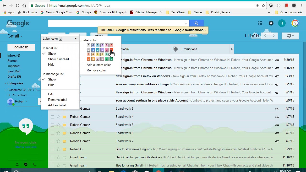 Gmail How To Use Labels To Organize Your Inbox Youtube