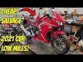 I bought the CHEAPEST 2021 CBR at auction for $1100