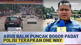 Kondisi Simpang Gadog Alami Kenaikan Volume Kendaraan, Polisi Terapkan One Way Neu