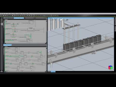 Omron sysmac studio 3D simulation. UIS