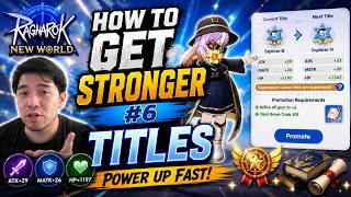 Ragnarok New World – How to Get Stronger #6 Titles (Power Up Fast)
