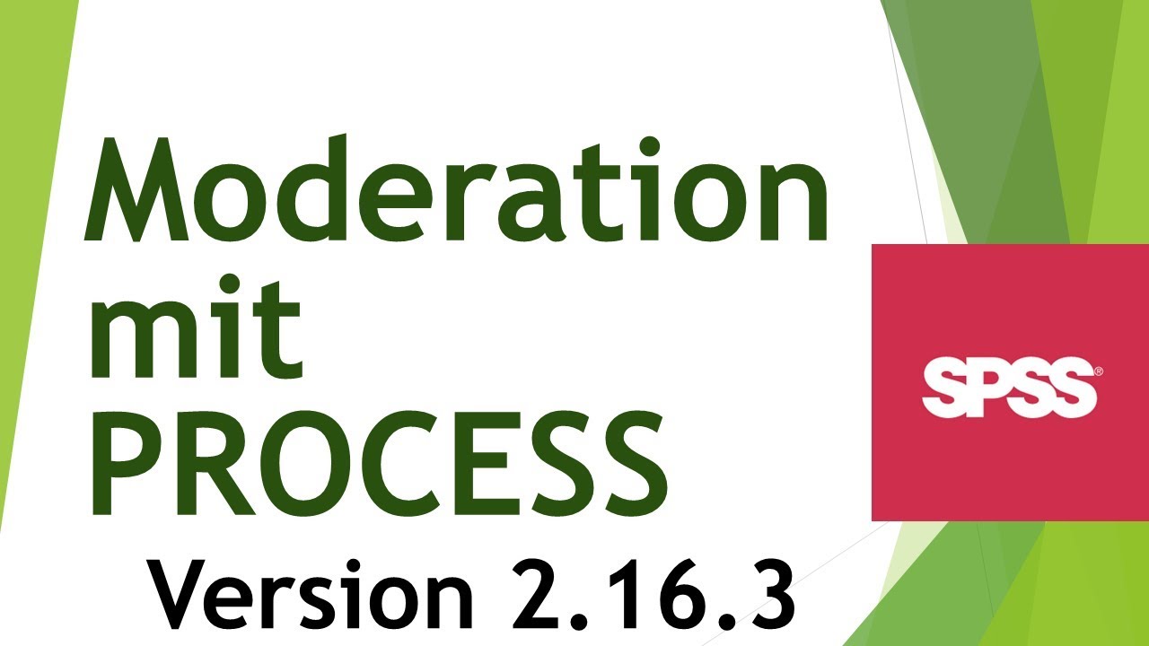 Moderation Interaktion In Spss Rechnen Und Interpretieren Daten Analysieren In Spss 24 Youtube