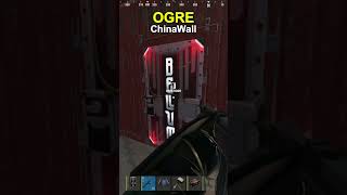 🔥OGRE - 2X1 Bunker Base ChinaWall - Rust Base Design