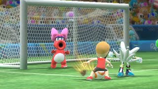 Mario and Sonic at The Rio 2016 Olympic Football Games Team Luiza Win | Vmgaming