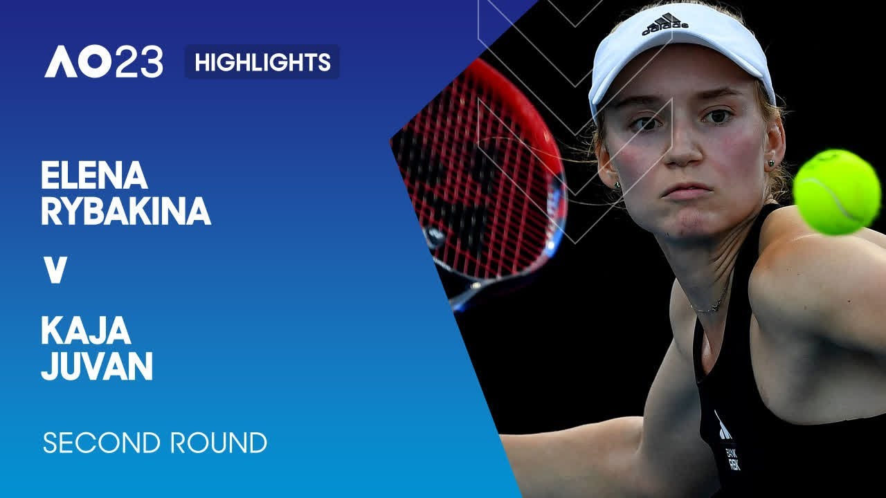 Elena Rybakina v Kaja Juvan Highlights | Australian Open 2023 Second Round
