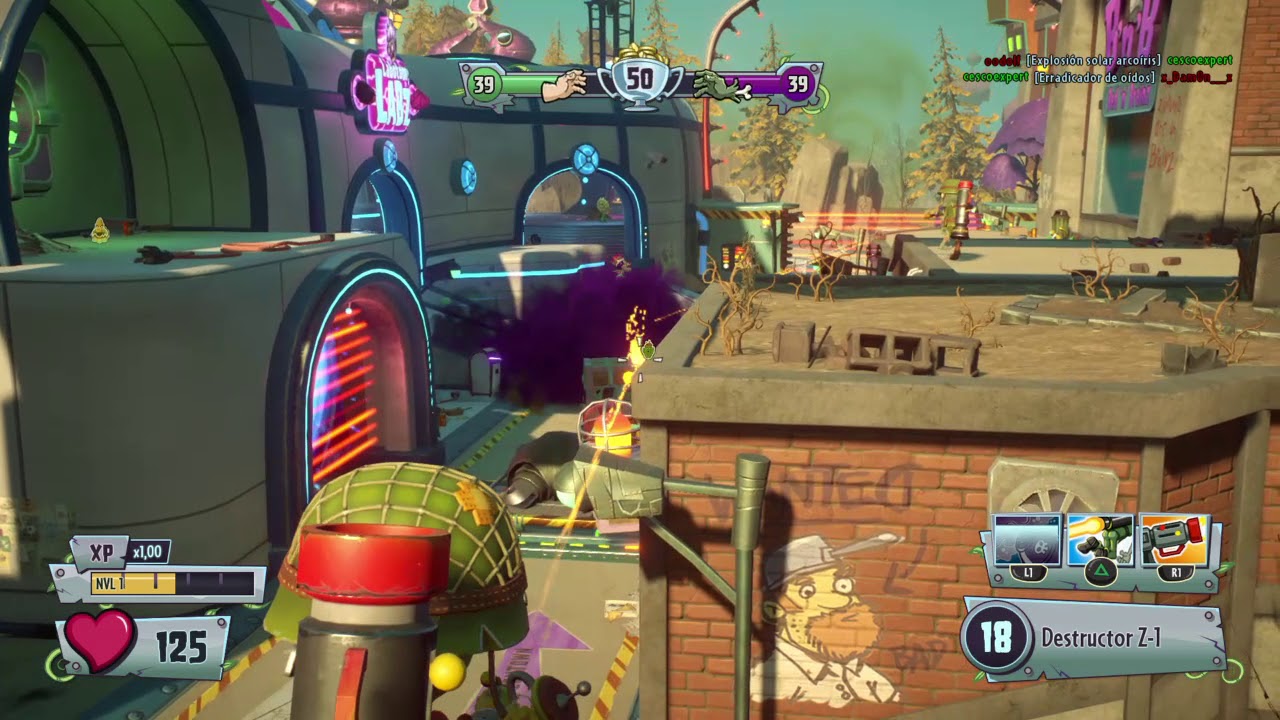 Plants vs Zombies Garden Warfare 2 Usando El Soldado soy el Rey de las ...