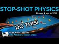 Controlling your Stop-Shots (Free Pool Lessons)