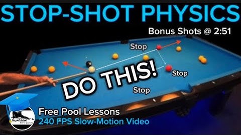 Controlling your Stop-Shots (Free Pool Lessons)