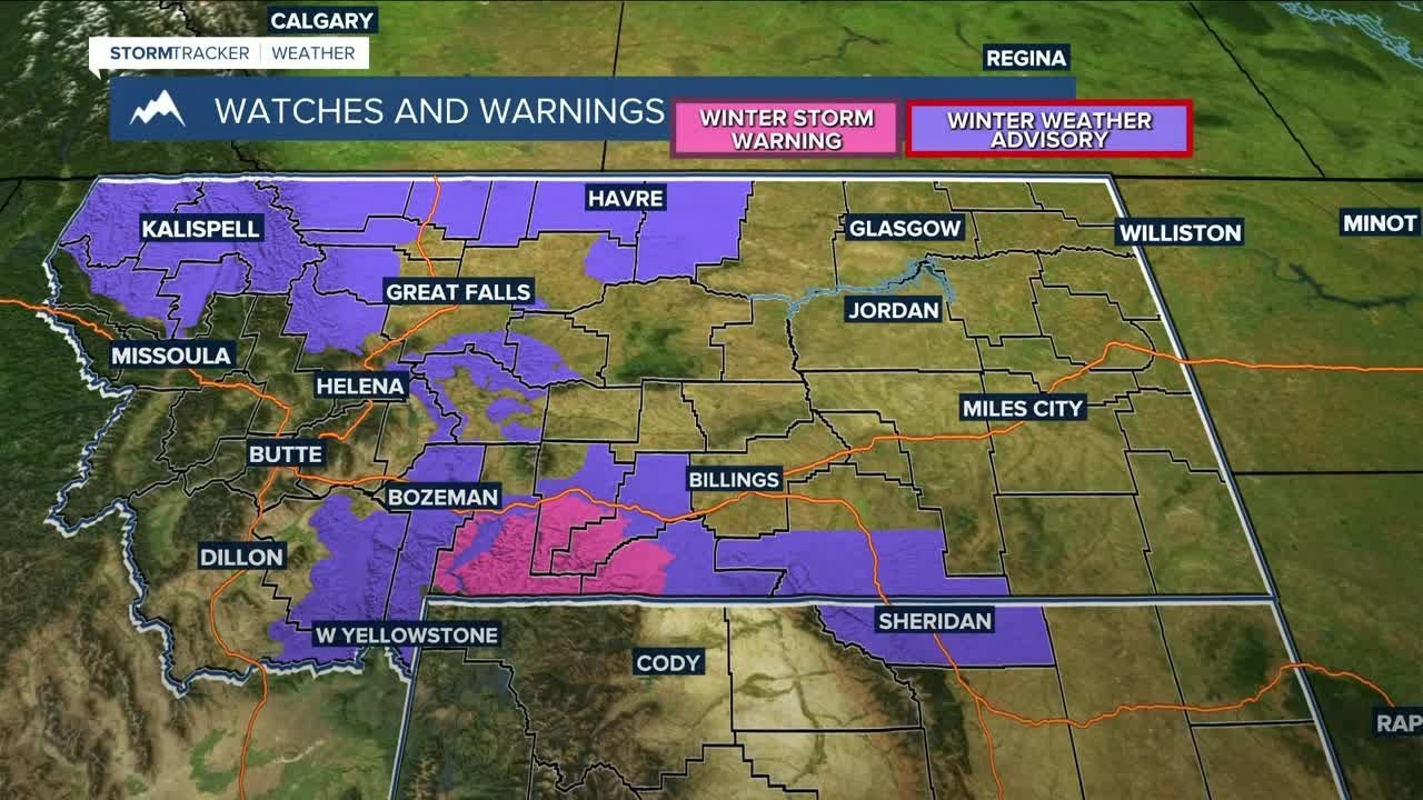 Q2 Billings Area Weather: One more round of rain, snow and cold - YouTube