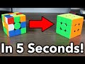 How to ACTUALLY Solve A Rubik's Cube In 5 Seconds