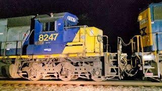 YN2 EMD SD40-2, EMD SD50-3 on CSX intermodal train on the Old Main Line
