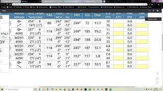 Fuel calculator (GA acft) with excel spreadsheet screenshot 5