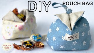 DIY POUCH BAG | FABRIC GIFT BAG | วิธีทำถุงใส่ของแบบน่ารักๆ