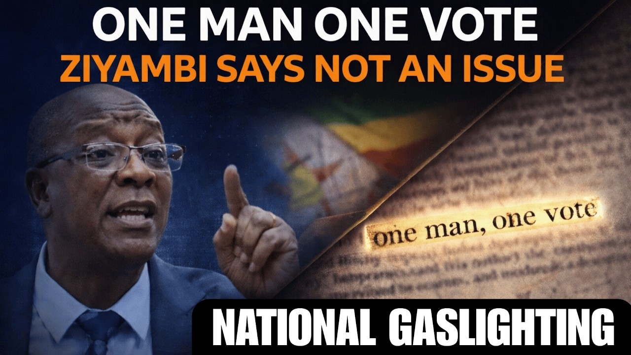 Зиямби отрицает принцип «один человек — один голос», хотя история говорит об обратном.