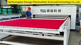 Photovoltaic module laminator-solar panel production line important machine