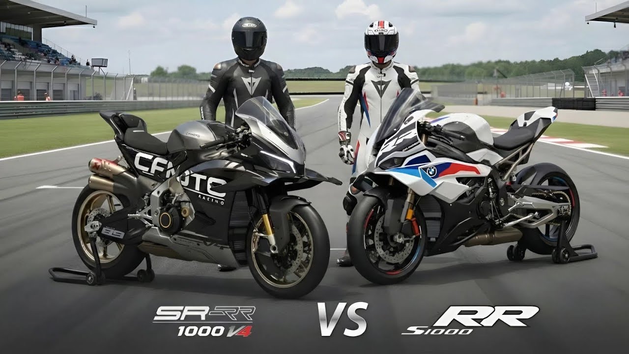 Новый CFMOTO V4 SR-RR 2026 года против BMW S 1000 RR | Китайский двигатель V4 уничтожает немецкую...