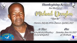 Michael Douglas Tan To Funeral Service