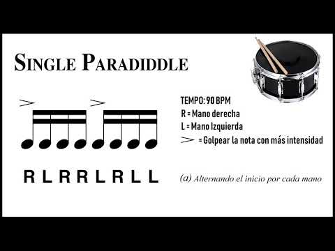 Rudimento 16 | Single Paradiddle – 40 Rudimentos para Bateristas