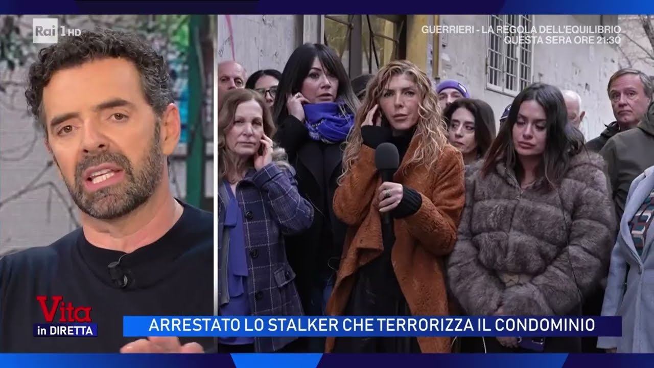Cosa accadrà ora allo stalker del condominio a Roma? Il mio intervento a Vita in diretta.