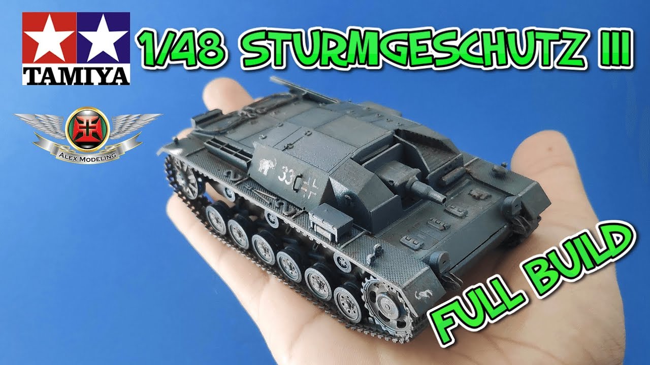 1/48 Tamiya Sturmgeschütz III FULL VIDEO BUILD - YouTube