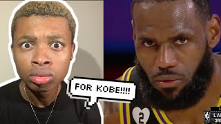 DO IT FOR KOBE!!! LAKERS BLOW OUT BLAZERS IN GAME 4!! (REACTION)