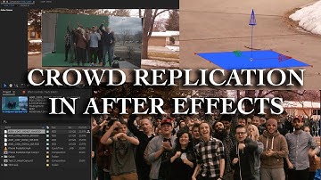 After Effects 2018 -- Crowd Replication with Green Screen