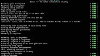 Inicialização ALT Linux [em modo Texto]