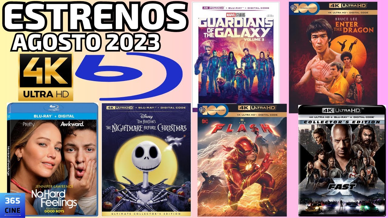 Lanzamientos Blu-ray y 4K UHD AGOSTO 2023! Guardianes de la Galaxia 3, Fast  X, The Flash y mucho más 