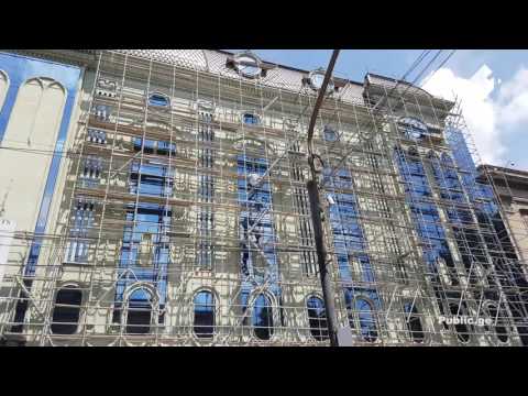 დამოუკიდებლობის დღის მილოცვა რუსთაველზე ხარაჩოდან [ვიდეო]