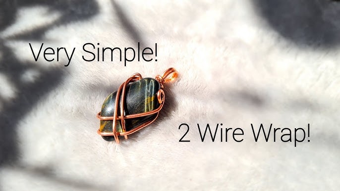 Tumbled Stones Tutorial, Wire Wrapped Tutorial, Freeform Stone Tutorial,  Wire Wrapped Pendant, Wire Stone Necklace, Jewelry Making Kit Craft  (Instant Download) …