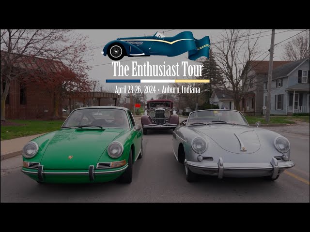 Enthusiast Tour promo - April 23-26, 2024 Unique Collector Car Enthusiast Experience