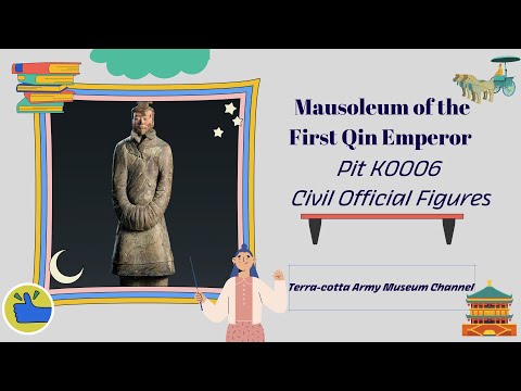 官方介绍Official 秦始皇陵出土的文官俑Mausoleum of the First